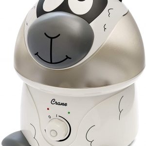 Crane Adorables Ultrasonic Cool Mist Humidifier, Filter Free, 1 Gallon, 500 Sq Ft Coverage
