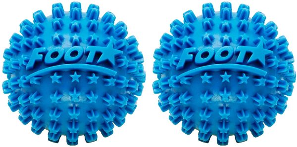 Body Back Foot Star Massager Ball and Plantar Fasciitis Roller - Soothe Foot Stress, Discomfort, Aches, & Tightness (Pack of 2, Blue, 2-Inch) Roll over image to zoom in Body Back Foot Star Massager Ball and Plantar Fasciitis Roller - Soothe Foot Stress